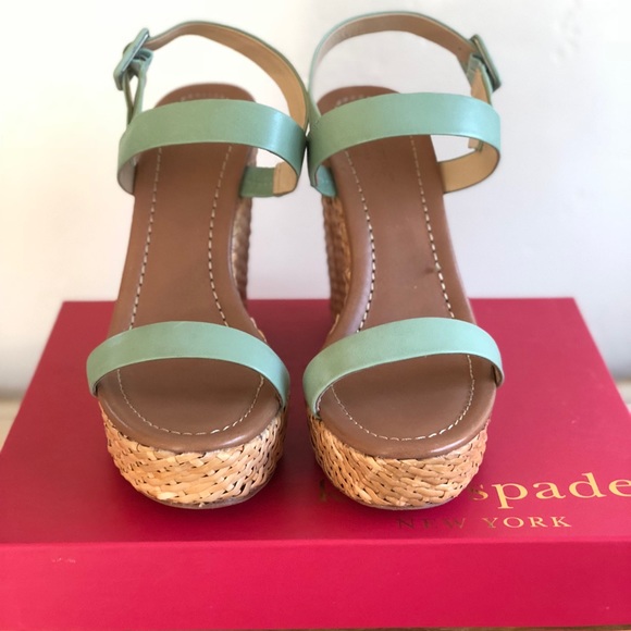 New in Box Kate Spade Dancer Woven Wedges, Size 9 - Picture 5 of 8